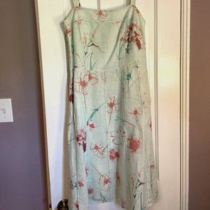 Ann Taylor Linen Summer Dress